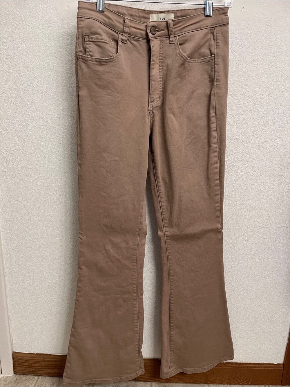 Buckle Brown Flare Wide-Leg Jeans
